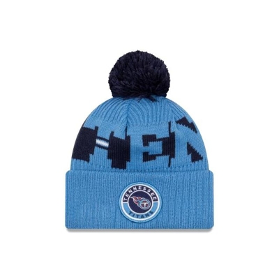 Blue Tennessee Titans Hat - New Era NFL Alternate Cold Weather Sport Knit Beanie USA6241890